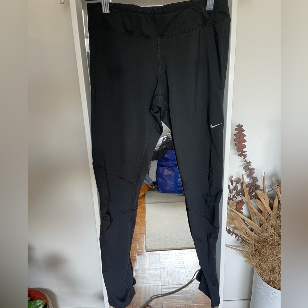 NIKE Dri Fit Running Leggings w/ zipper ankles